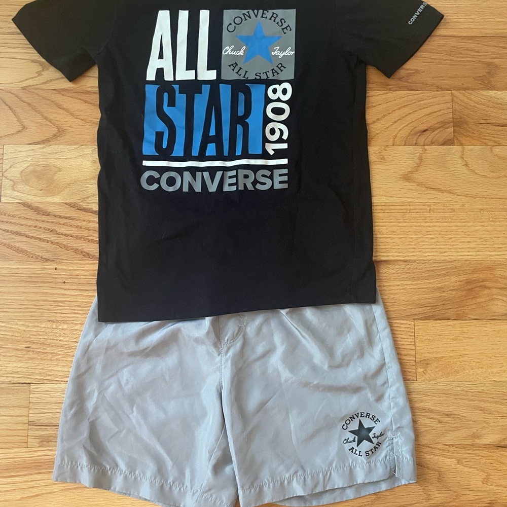 Converse Matching Shorts and Shirt set